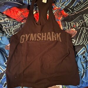 Gymshark power black stringer tank top